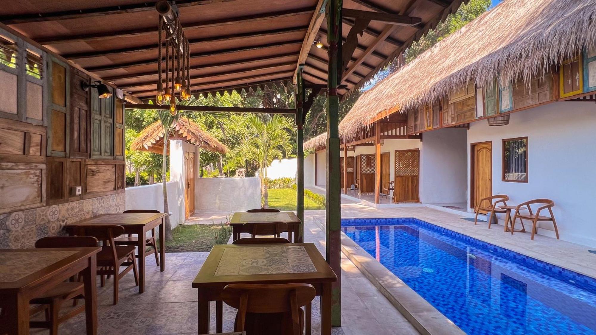 Bae Gili Inn Гили-Эйр Экстерьер фото